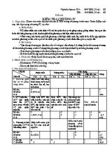 Giáo án Đại số Lớp 8 - Tiết 66 Kiểm tra Chương IV - Năm học 2015-2016 - Nguyễn Thị Chung